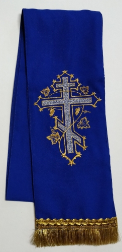 Закладка "Крест" синяя