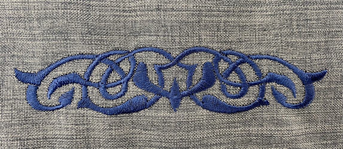 Підрясник платєвий, з вишивкою, тканина мокрий шовк