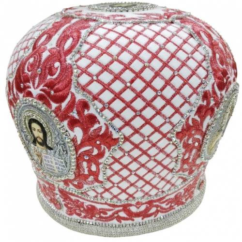 Митра "Сетка" белая