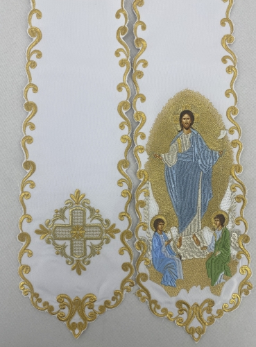 Закладка з вишитим ліком Воскресіння Господнє