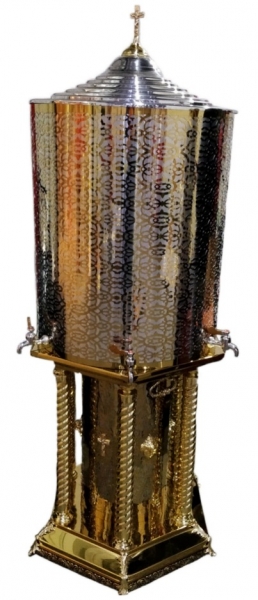 Водосвятний бак, алюміній, шестигранний 200л