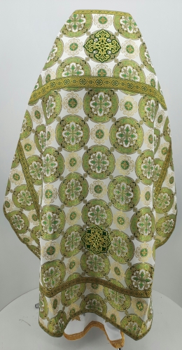 Облачення священника, з турецької парчі, з пришивним галуном