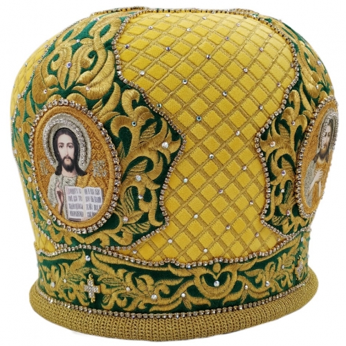 Митра "Сетка" жёлтая