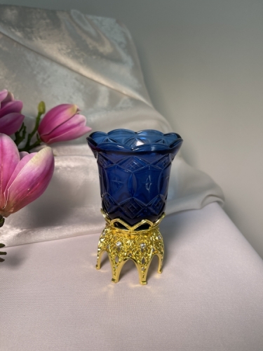 Лампада настольная  белый стакан