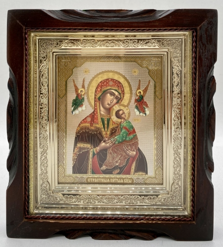 Икона Богородицы "Страстная" 19х17