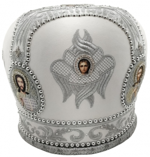 Митра  Херувим  белая