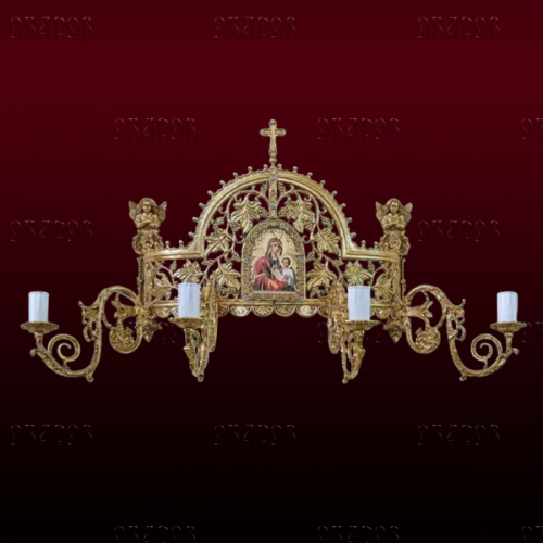 Бра на 4 свічки з іконкою (№78)