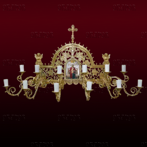 Бра на 12 свічок з іконкою (№57)