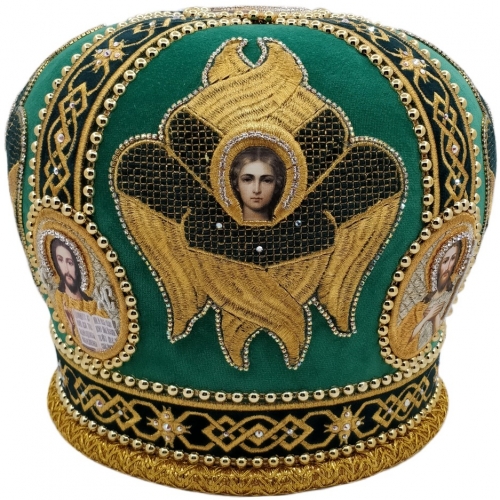 Митра "Херувим" зелёная