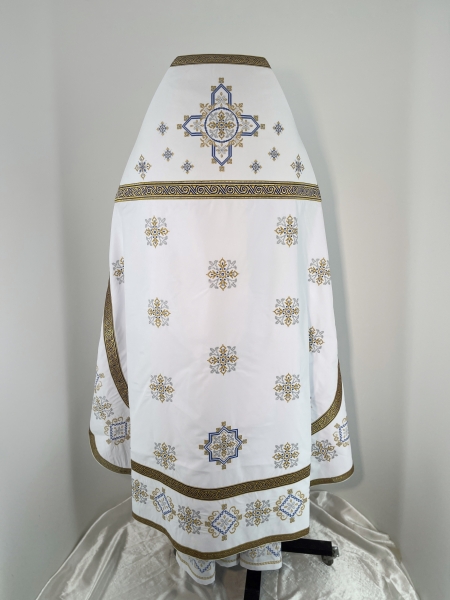 Облачення священника, вишите на габардині, вишивка "Вишиванка"