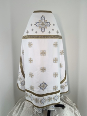 Облачення священника, вишите на габардині, вишивка "Вишиванка"