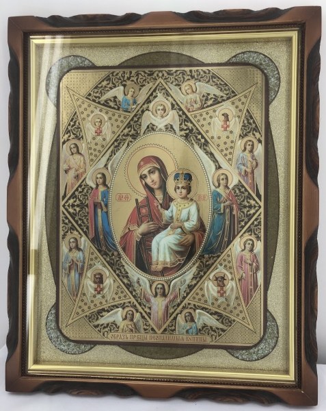 Ікона Богородиці "Неопалима Купина" 44х54