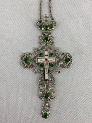 Хрест наперстний 16х8см, нікель