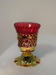 Лампада настільна 0013 камінчики, висота 13х9см