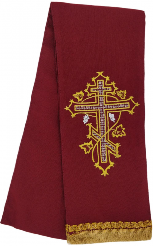 Закладка "Крест с кленом"