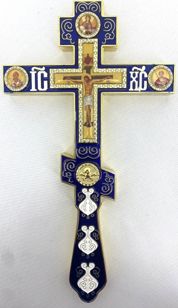 Хрест напрестольний кит. №3, друк Спас 26х14,5см