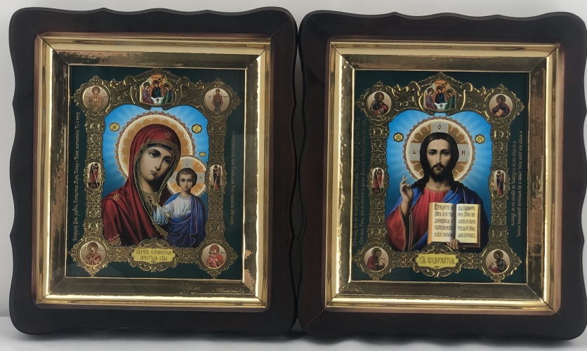 Иконы "Венчальная пара" 25,5х22,5