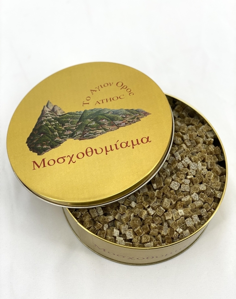 Ладан з натуральних масел та Ліваньскої смоли в металевих коробках ("Сухарик") 1кг