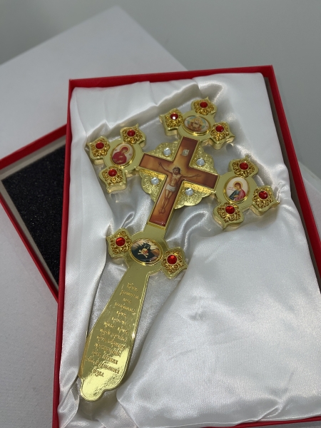 Хрест металевий кит. №10