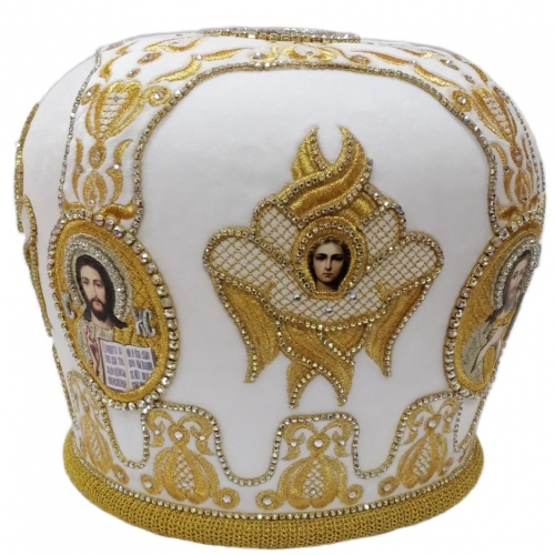 Митра "Херувим" белая