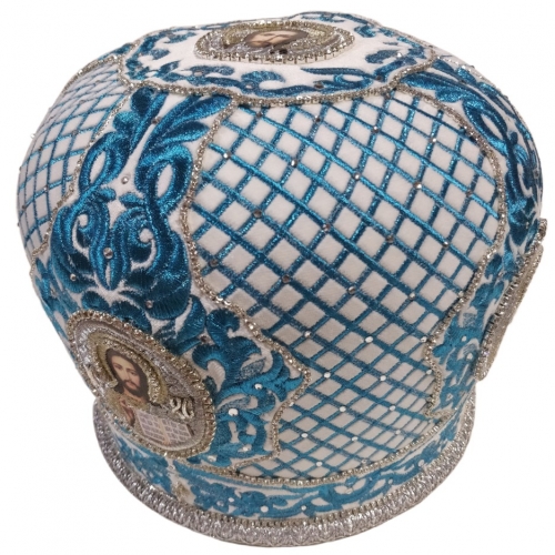 Митра "Сетка" белая