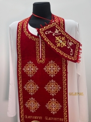 Епітрахіль з іконою "св. муч. Кипріян і Юстина"