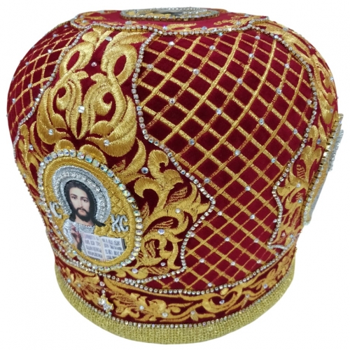 Митра "Сетка" красная