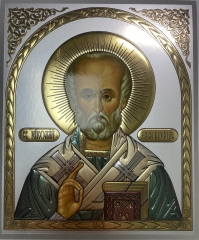 Ікона св. Микола Чудотворець (Греція) 18х15см