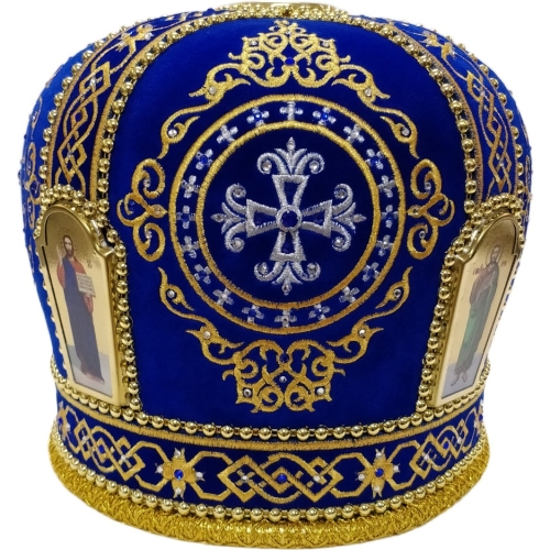 Митра  Ромб  синяя