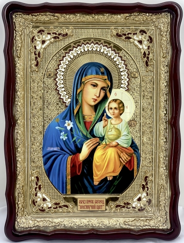 Икона Богородицы "Неувядающий цвет" 82х61
