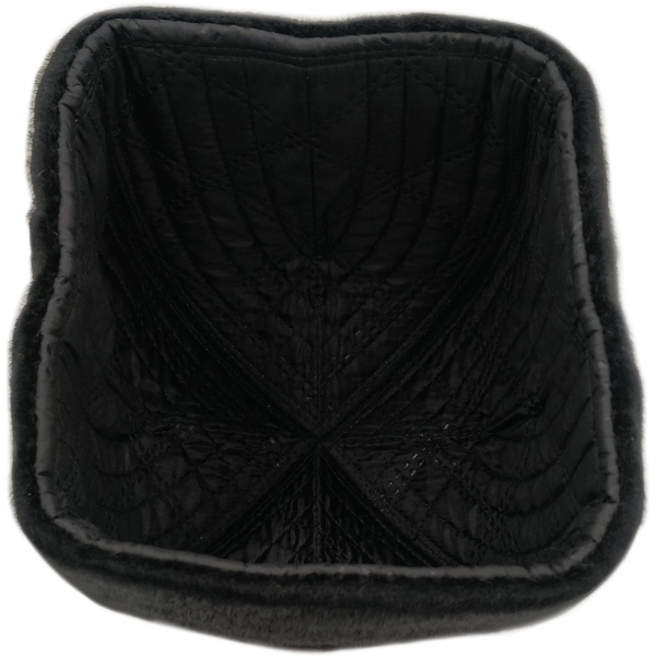 Скуфія зимова, підклад синтапон + відворот нерпа, тіар, кашемірова