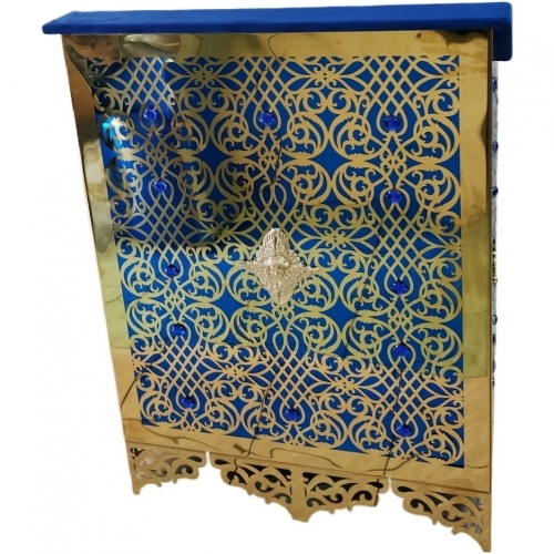 Аналой Центральний, 80х50см, лазер з литвом (П.с.) (Висота 112-91см)