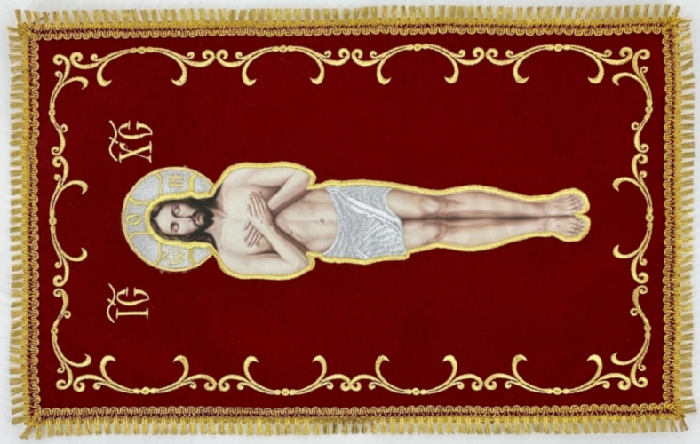 Плащаниця спасителя 30х50 алоба