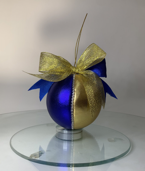 Прикраса на ялинку "Кулька з бантиком"