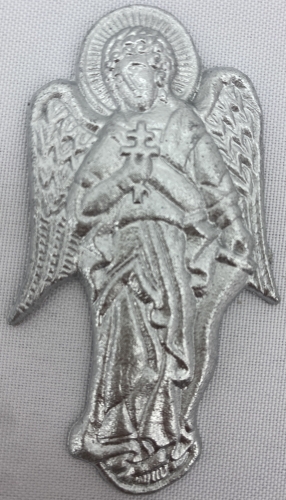 Ангел, пластиковий, на ліпучці 8х4см