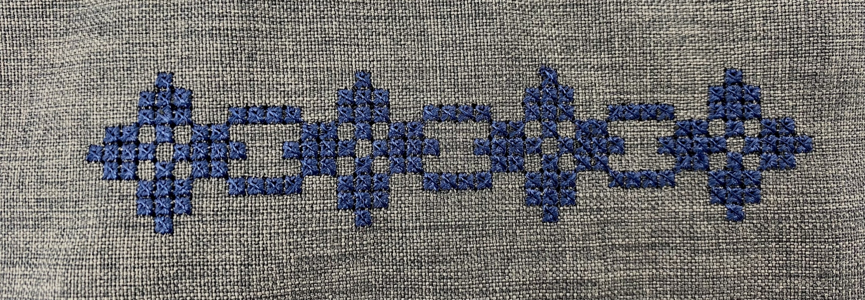 Ряса з вишивкою, тканина льон - габардин