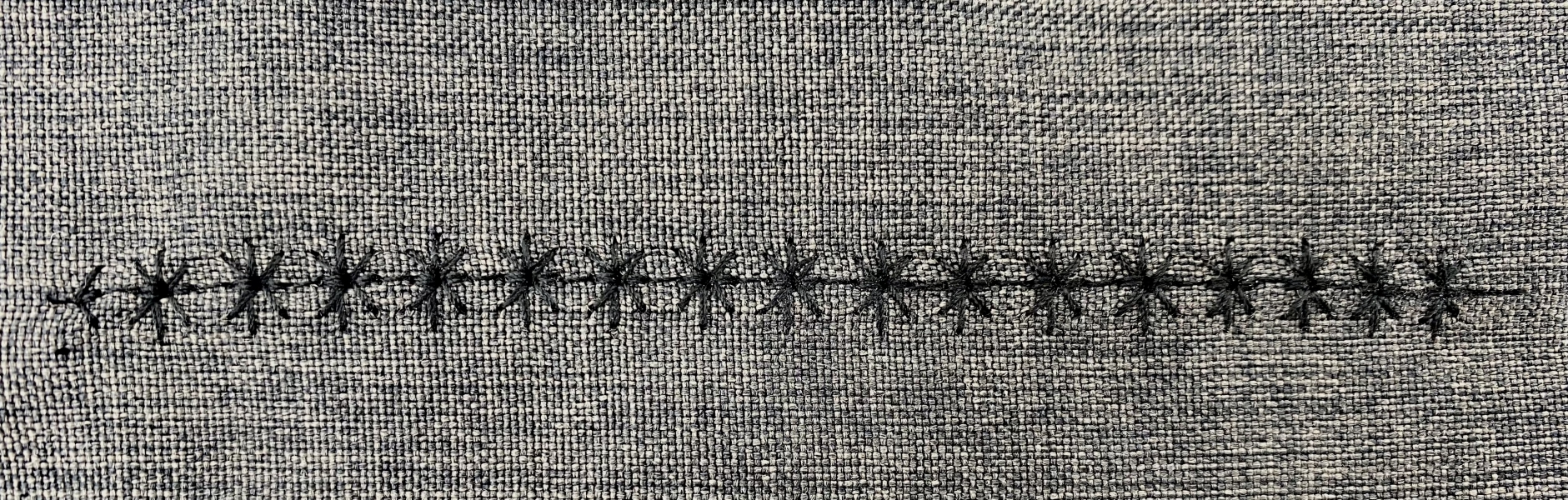 Ряса з вишивкою, тканина льон - габардин