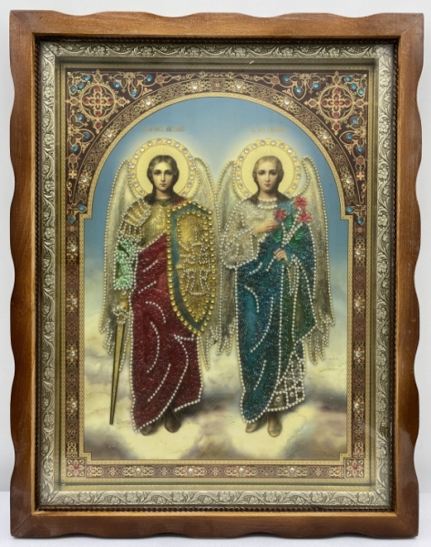 Ікона св. арх Михаїл та Гавриїл 36х46см
