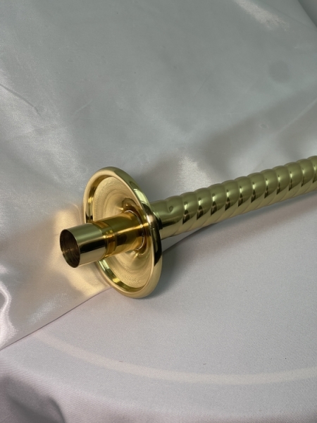 Підсвічник дияконський, суцільний мет.