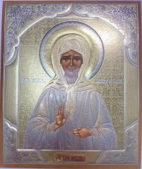 Ікона св. блаж. Матрона (З. Ф.) 18х15