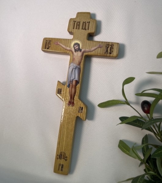 Хрест напрестольний, дерево, 28,5х14см