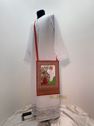 Набедренник вишитий (з пасхального облачення) з іконою "Noli me tangere"