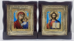 Ікони (вінчальна пара) (в ассортименті) 19х16х3см