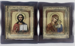 Ікони (вінчальна пара) (в ассортименті) 19х16х3см