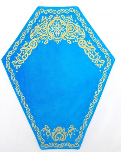 Серветка під хрест, вишивка коло