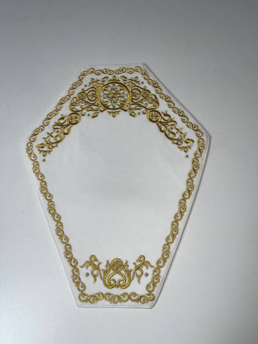 Серветка під хрест, вишивка коло