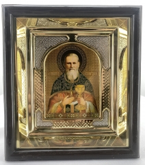 Ікона Іоанн Кронштадтский 19х17см