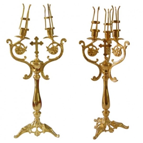 Дикирий - трикирий  позолота