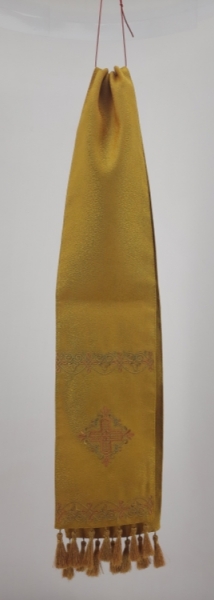 Закладка парчева, з іконою св. Спірідоном Тріміфунтським