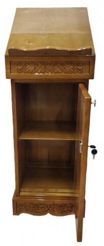 Аналой бічний, на колесах 44х44см, (Висота 120-95см)